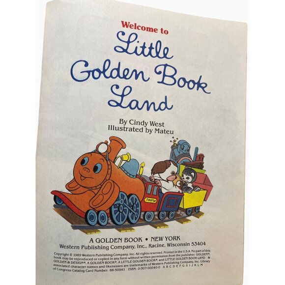 Welcome To Little Golden Book Land By Cindy West - Picture 2 of 14